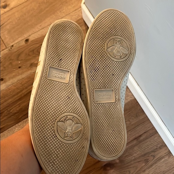 GUCCI white sega Falacer bowling sneakers - Picture 5 of 5